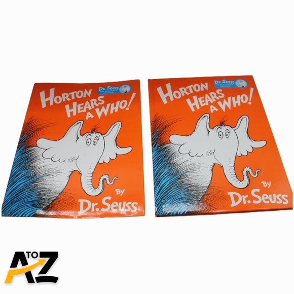 DR. SEUSS HORTON HEARS A WHO HARDCOVER BOOK W/ DUST JACKET - Picture 1 of 13